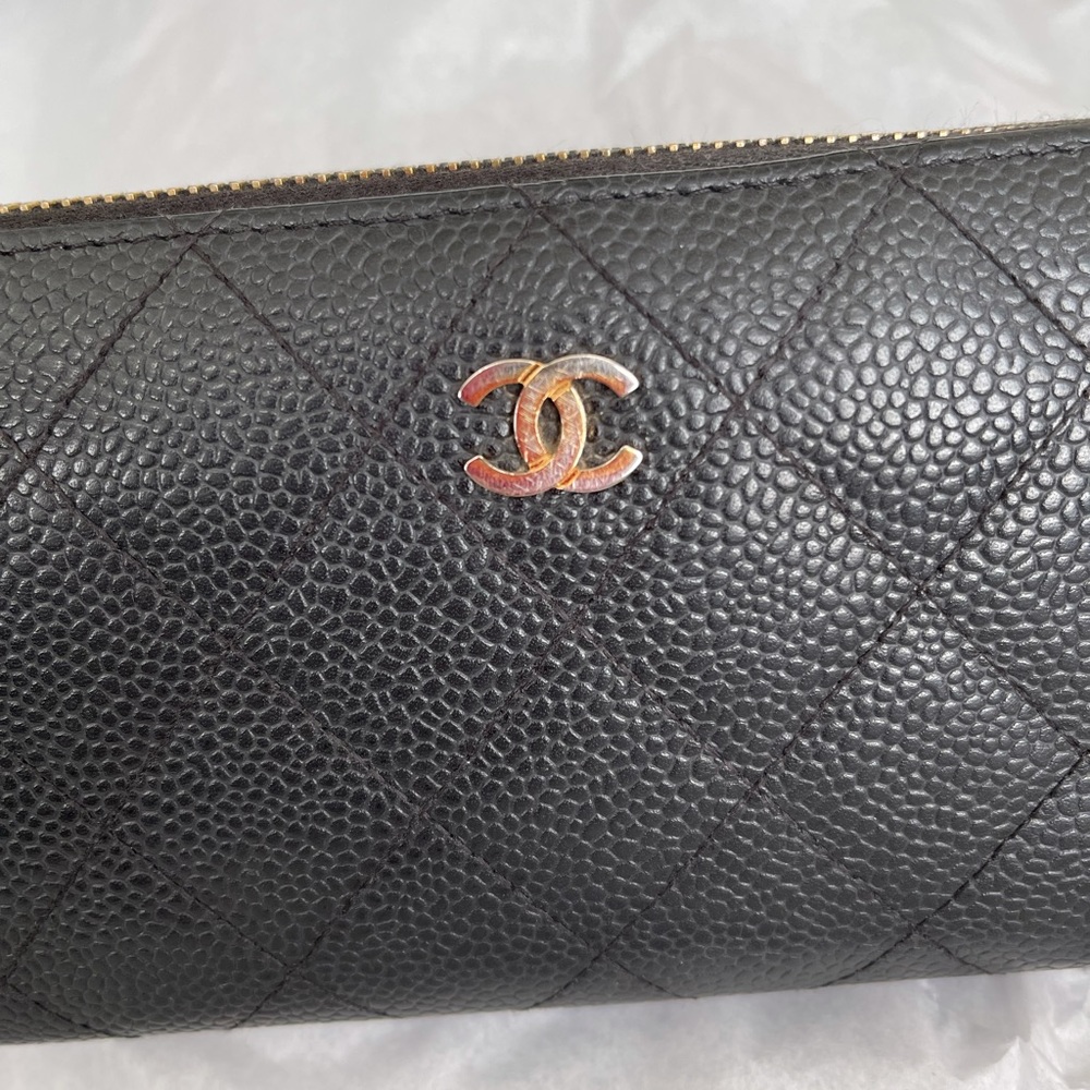 Chanel Caviar Leather Wallet - Picture 3 of 9